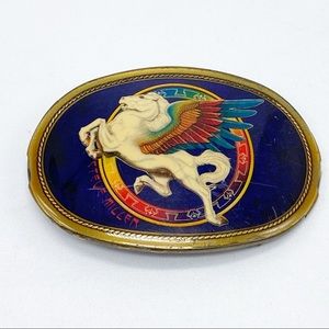 Vintage Steve Miller Band Rainbow Pegasus Buckle